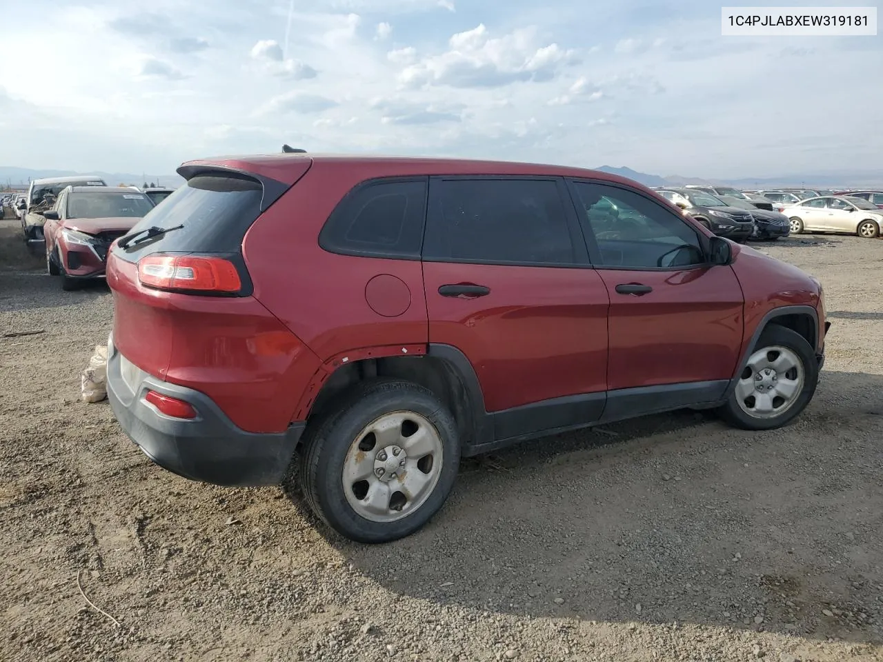 2014 Jeep Cherokee Sport VIN: 1C4PJLABXEW319181 Lot: 74259824