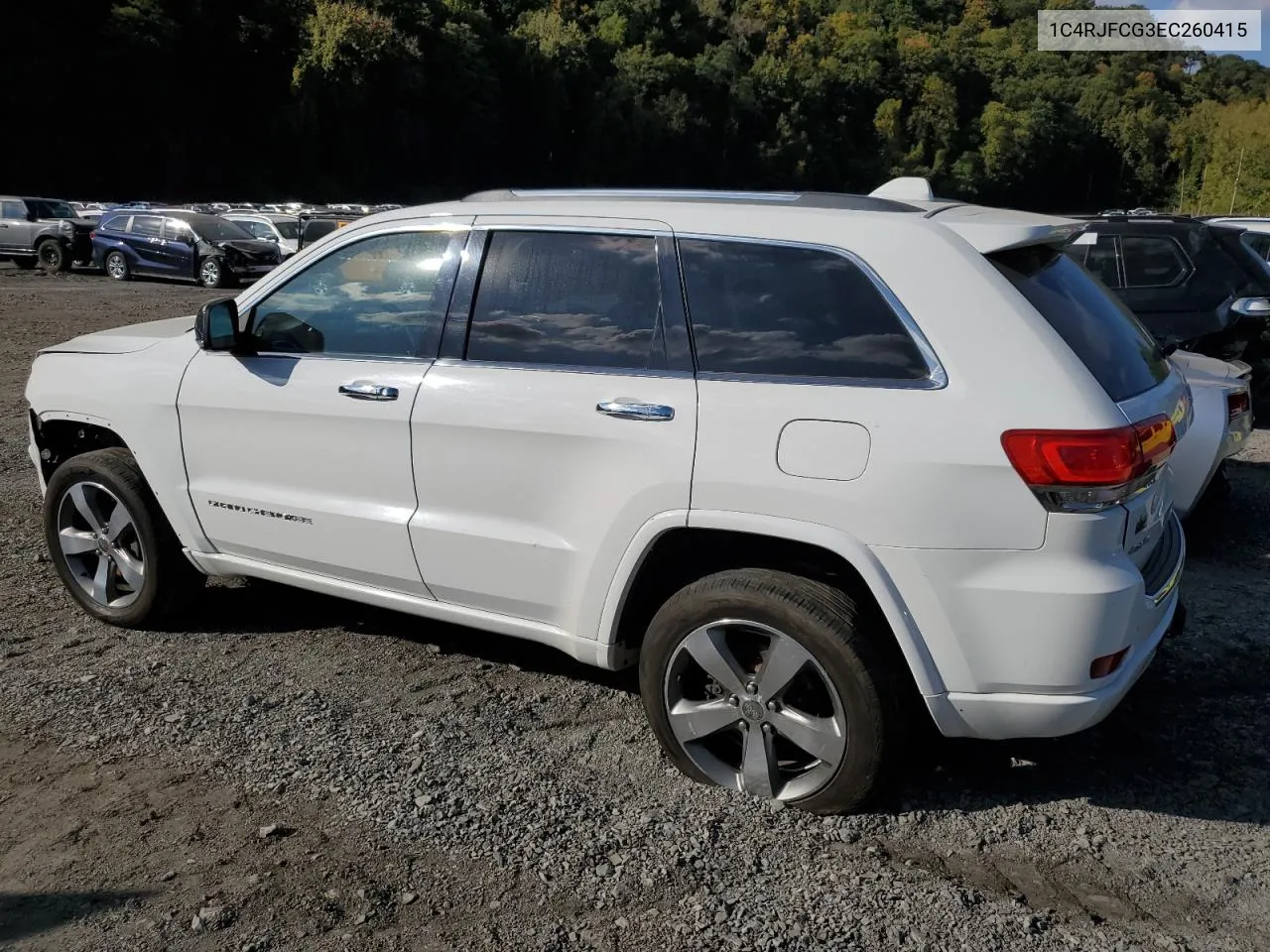 2014 Jeep Grand Cherokee Overland VIN: 1C4RJFCG3EC260415 Lot: 74533514