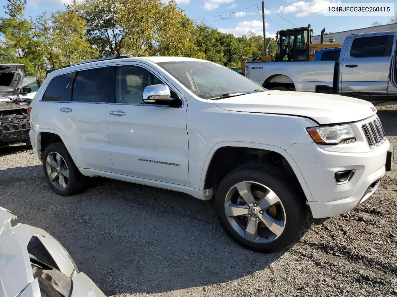 2014 Jeep Grand Cherokee Overland VIN: 1C4RJFCG3EC260415 Lot: 74533514