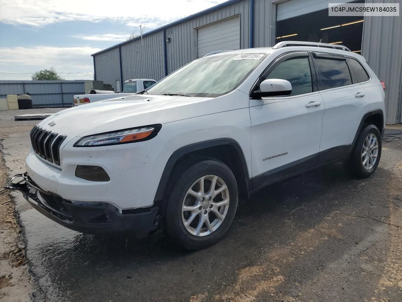 2014 Jeep Cherokee Latitude VIN: 1C4PJMCS9EW184035 Lot: 74601734