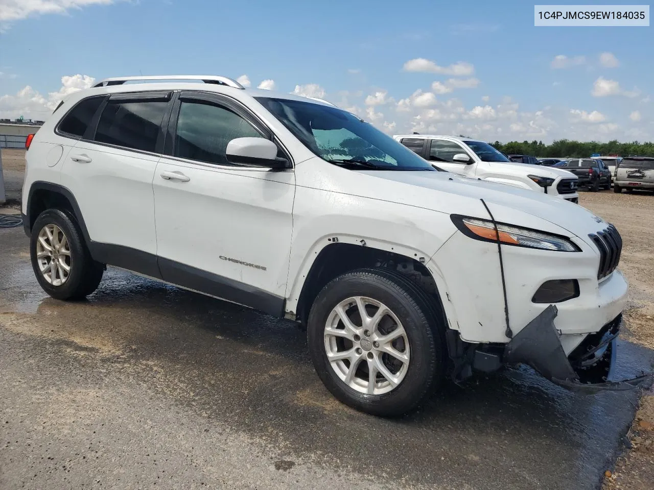 2014 Jeep Cherokee Latitude VIN: 1C4PJMCS9EW184035 Lot: 74601734