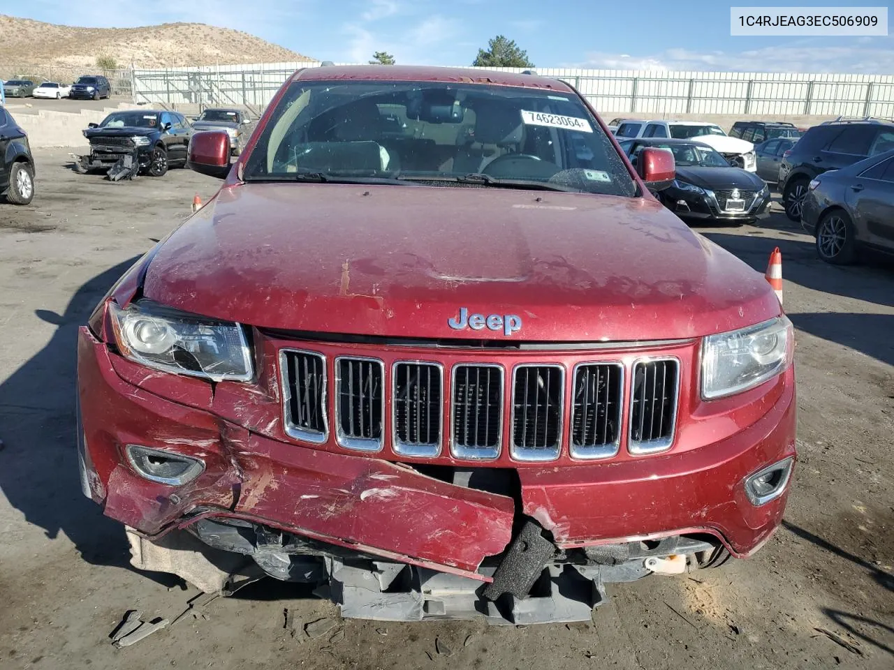 2014 Jeep Grand Cherokee Laredo VIN: 1C4RJEAG3EC506909 Lot: 74623064