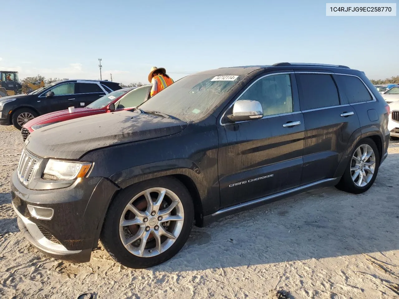 2014 Jeep Grand Cherokee Summit VIN: 1C4RJFJG9EC258770 Lot: 74712114