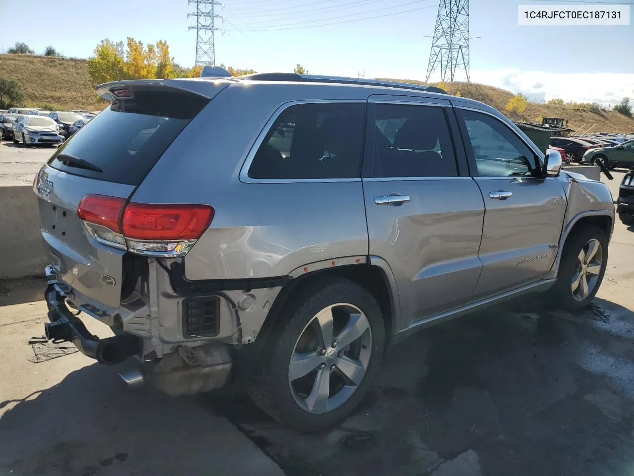 2014 Jeep Grand Cherokee Overland VIN: 1C4RJFCT0EC187131 Lot: 74791554