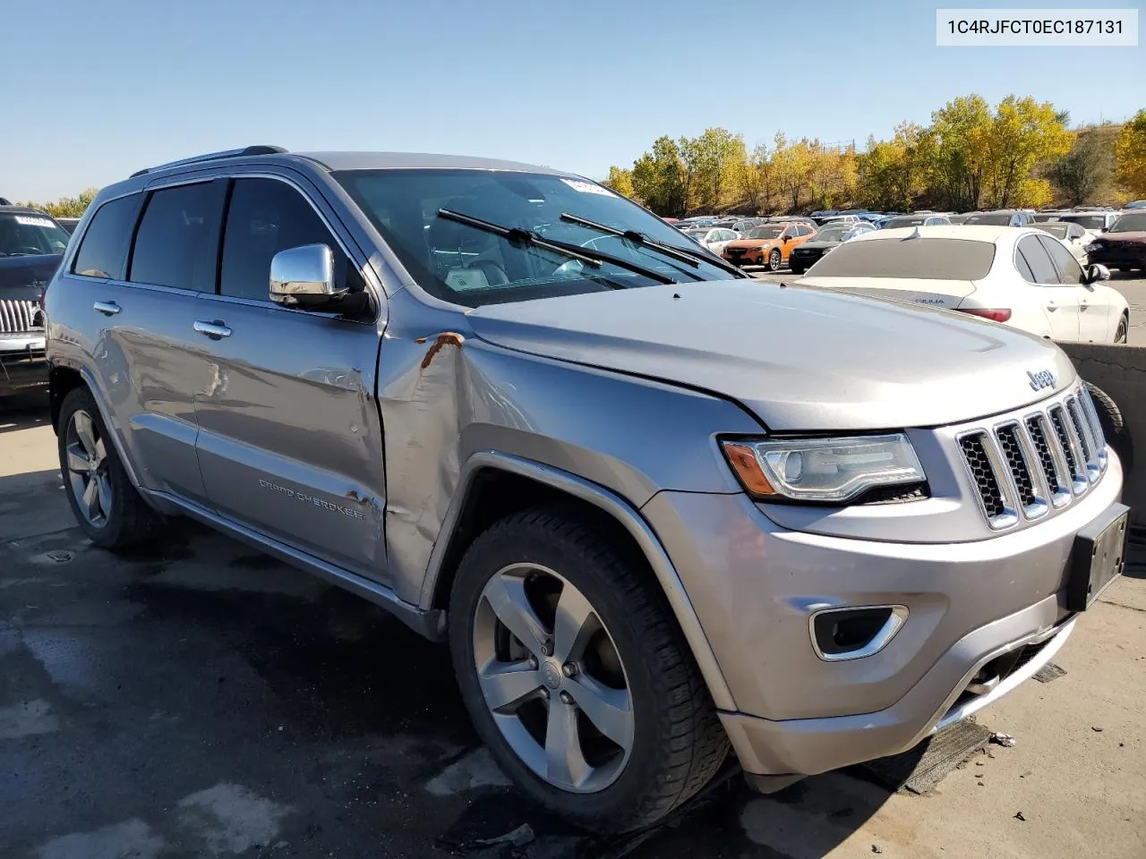 2014 Jeep Grand Cherokee Overland VIN: 1C4RJFCT0EC187131 Lot: 74791554