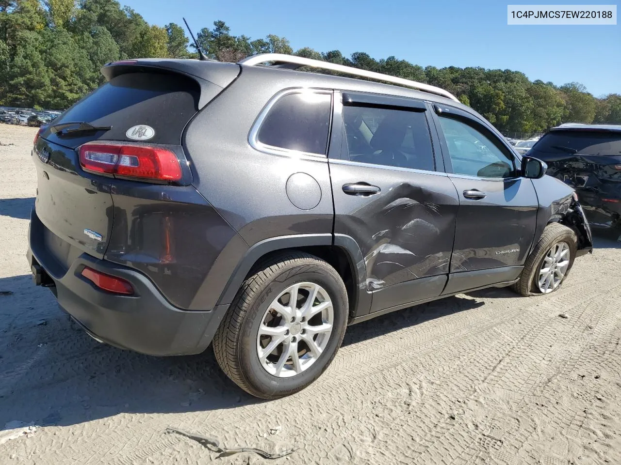 2014 Jeep Cherokee Latitude VIN: 1C4PJMCS7EW220188 Lot: 74906154