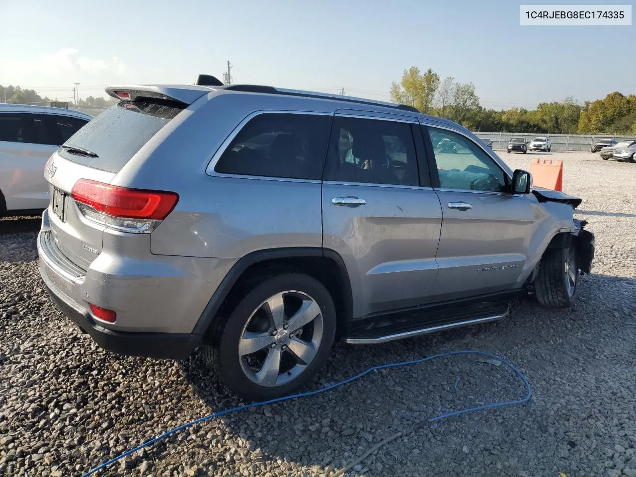 2014 Jeep Grand Cherokee Limited VIN: 1C4RJEBG8EC174335 Lot: 74920174