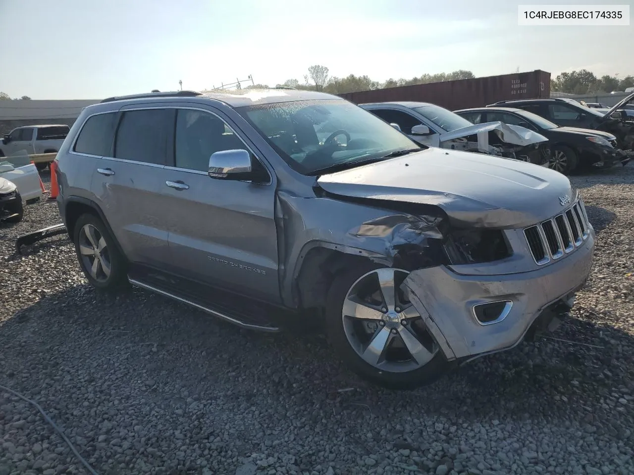 2014 Jeep Grand Cherokee Limited VIN: 1C4RJEBG8EC174335 Lot: 74920174