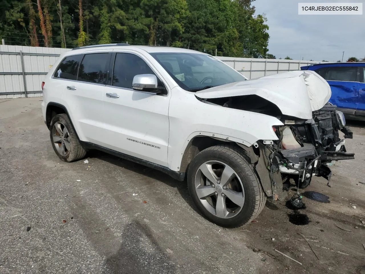 2014 Jeep Grand Cherokee Limited VIN: 1C4RJEBG2EC555842 Lot: 74932534