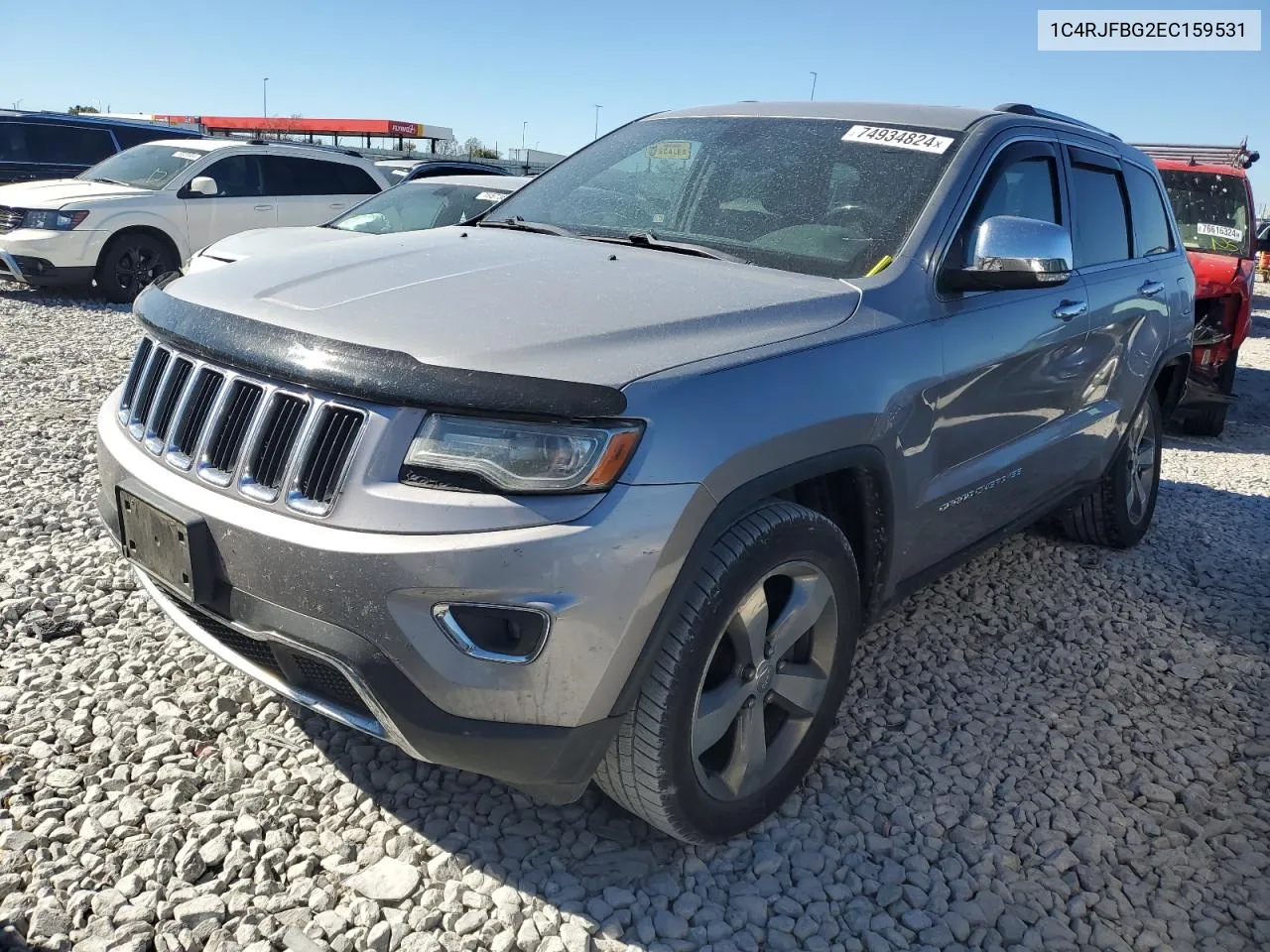 2014 Jeep Grand Cherokee Limited VIN: 1C4RJFBG2EC159531 Lot: 74934824