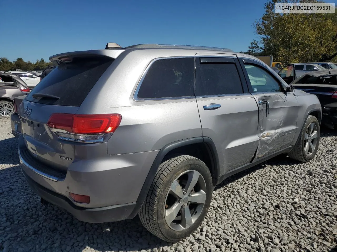 2014 Jeep Grand Cherokee Limited VIN: 1C4RJFBG2EC159531 Lot: 74934824