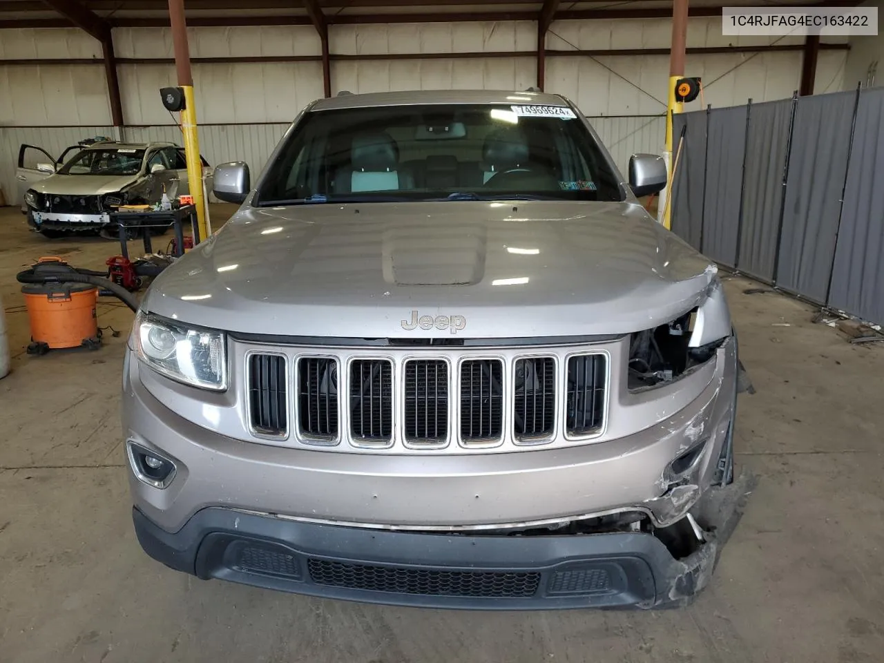 2014 Jeep Grand Cherokee Laredo VIN: 1C4RJFAG4EC163422 Lot: 74969624