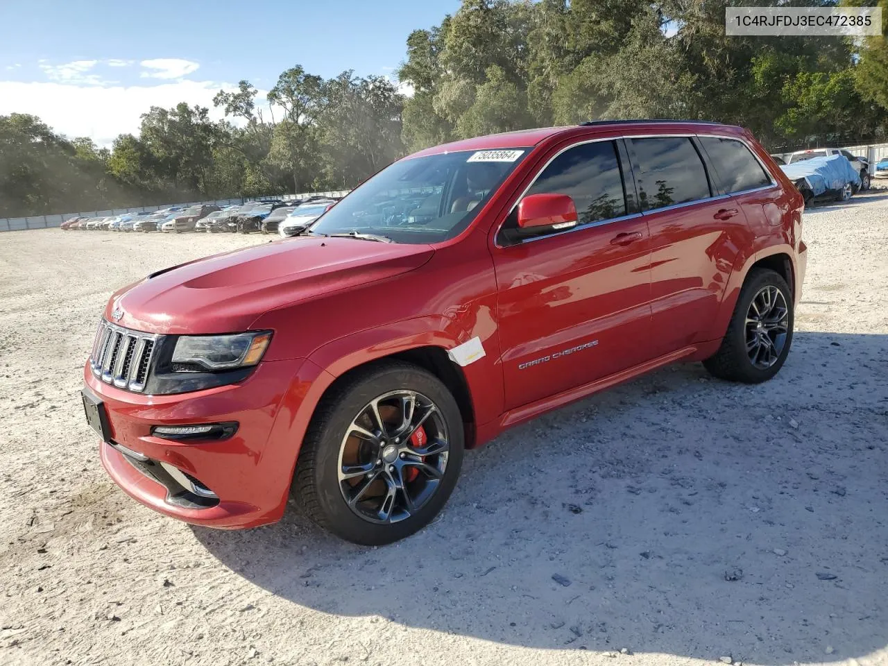 2014 Jeep Grand Cherokee Srt-8 VIN: 1C4RJFDJ3EC472385 Lot: 75035864