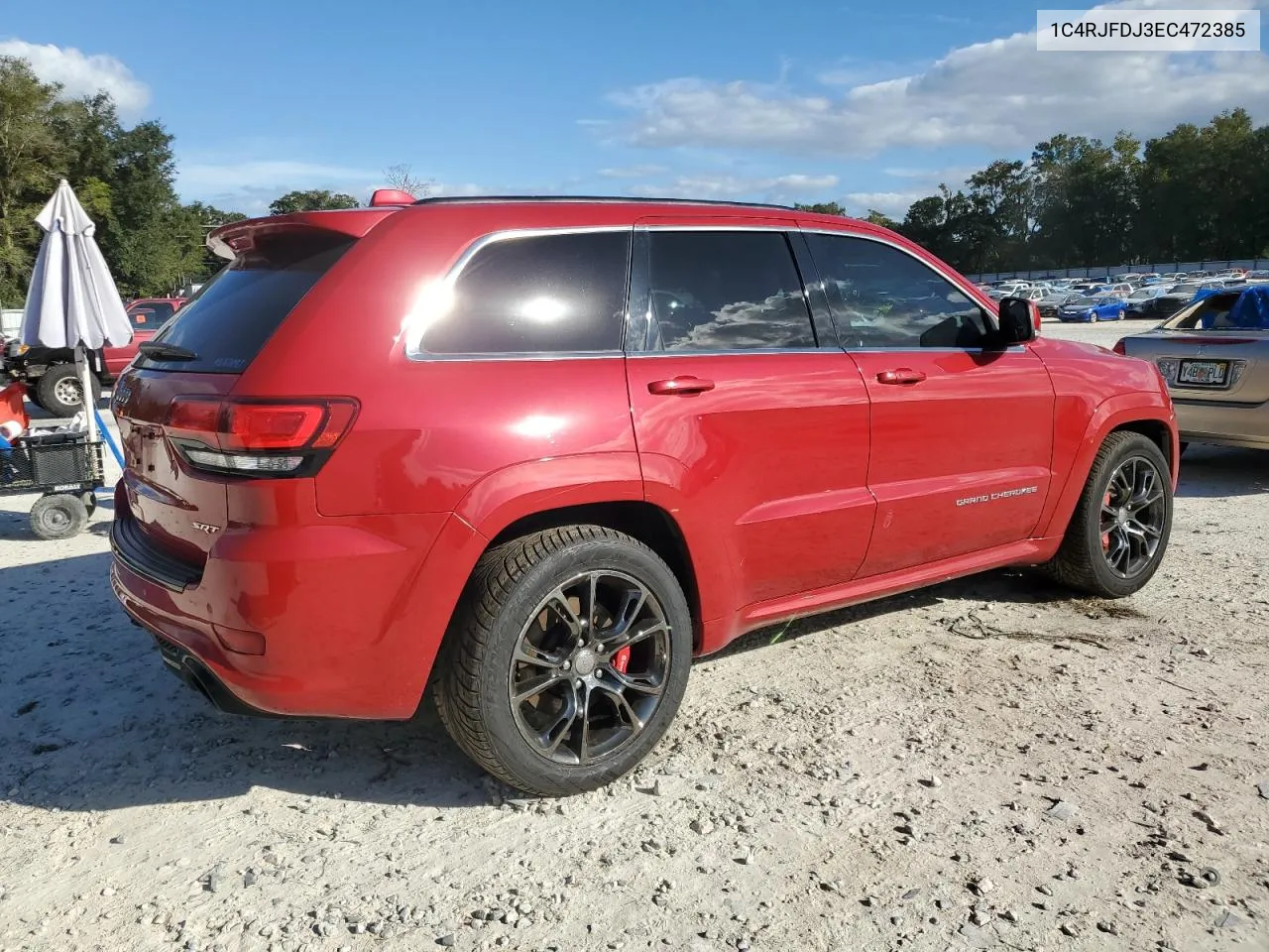 2014 Jeep Grand Cherokee Srt-8 VIN: 1C4RJFDJ3EC472385 Lot: 75035864