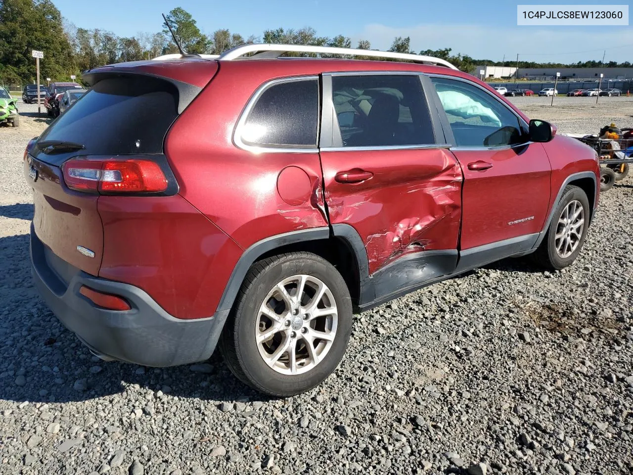 2014 Jeep Cherokee Latitude VIN: 1C4PJLCS8EW123060 Lot: 75248924