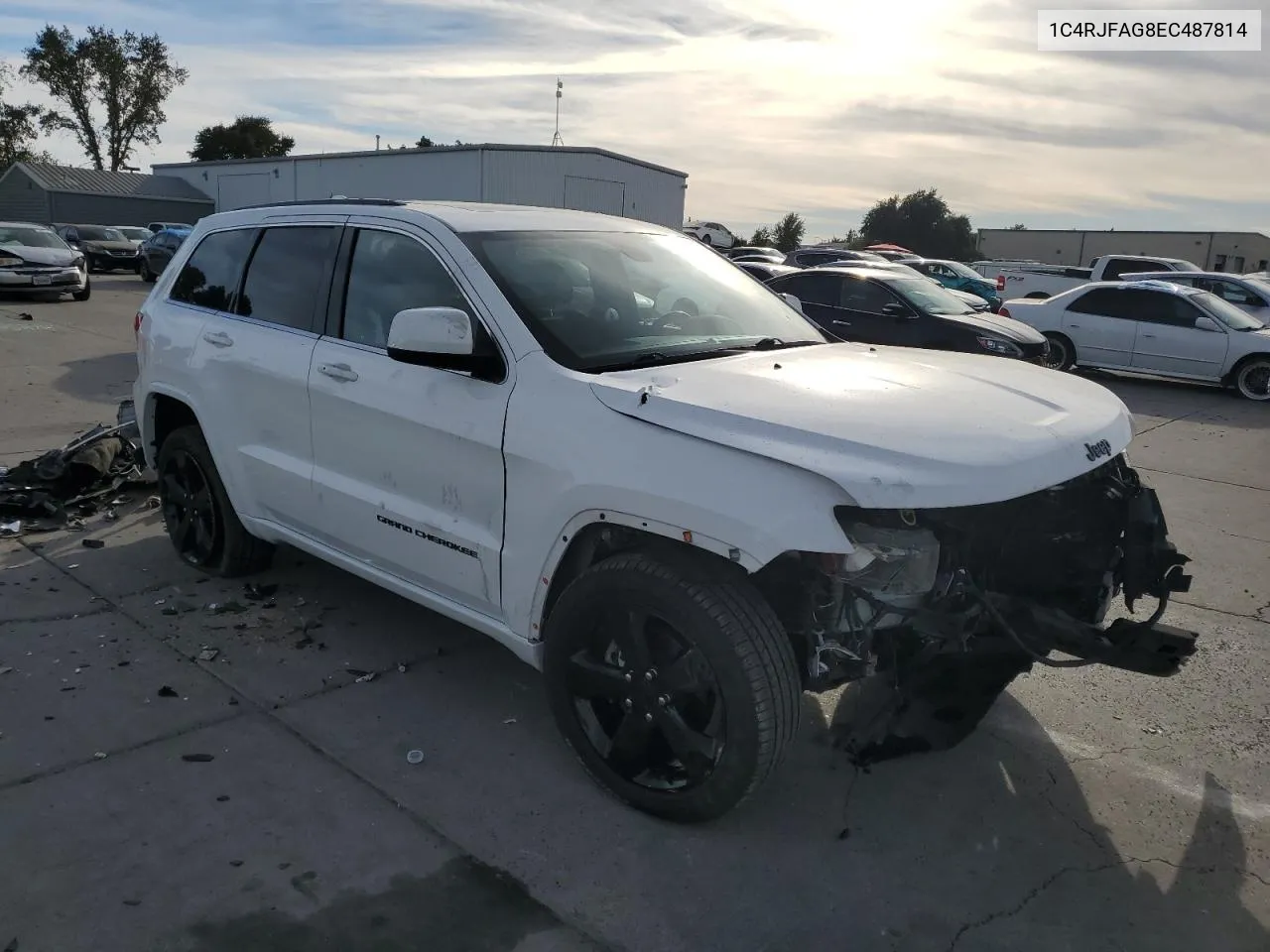 2014 Jeep Grand Cherokee Laredo VIN: 1C4RJFAG8EC487814 Lot: 75270044