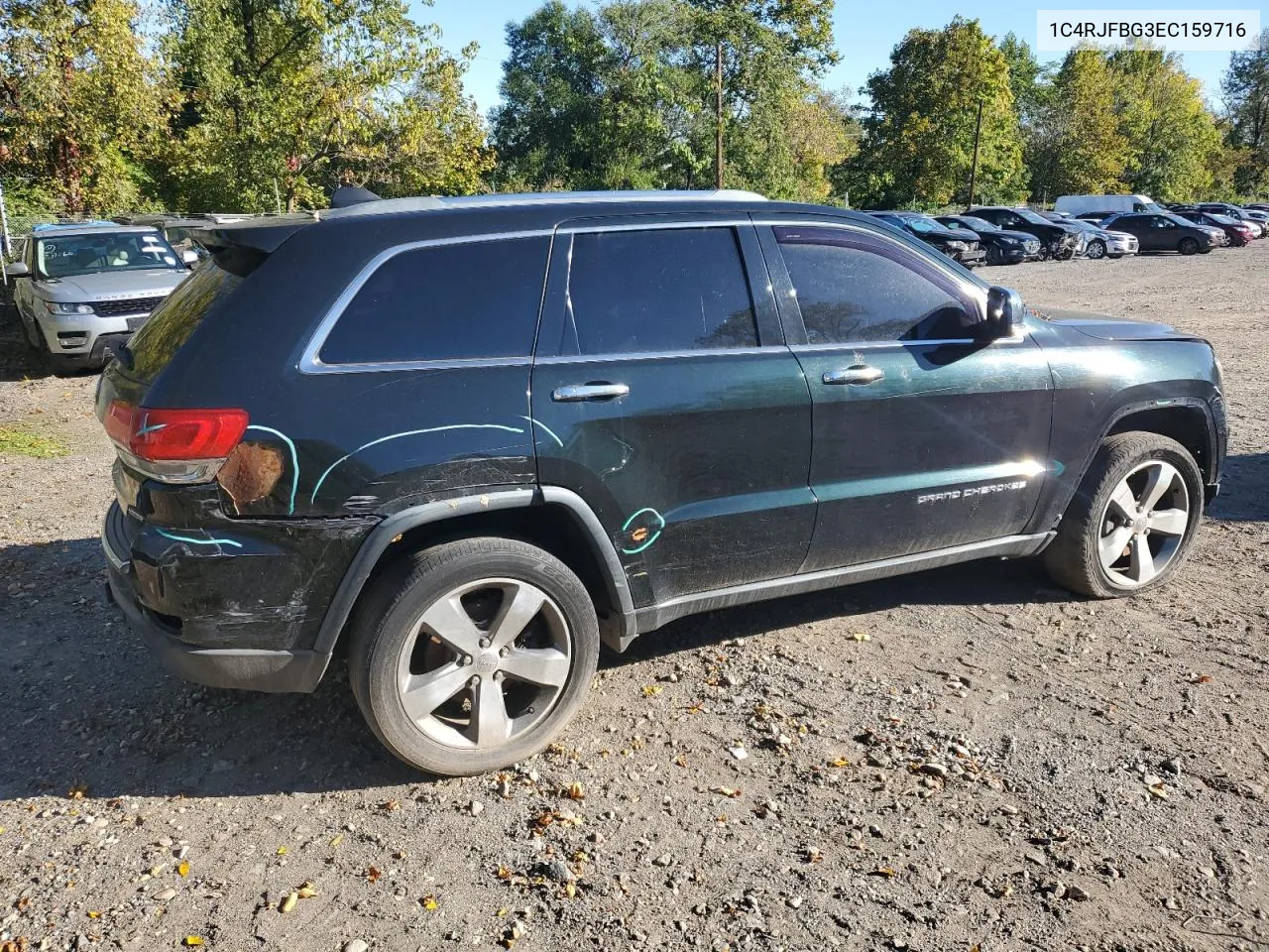 2014 Jeep Grand Cherokee Limited VIN: 1C4RJFBG3EC159716 Lot: 75291684