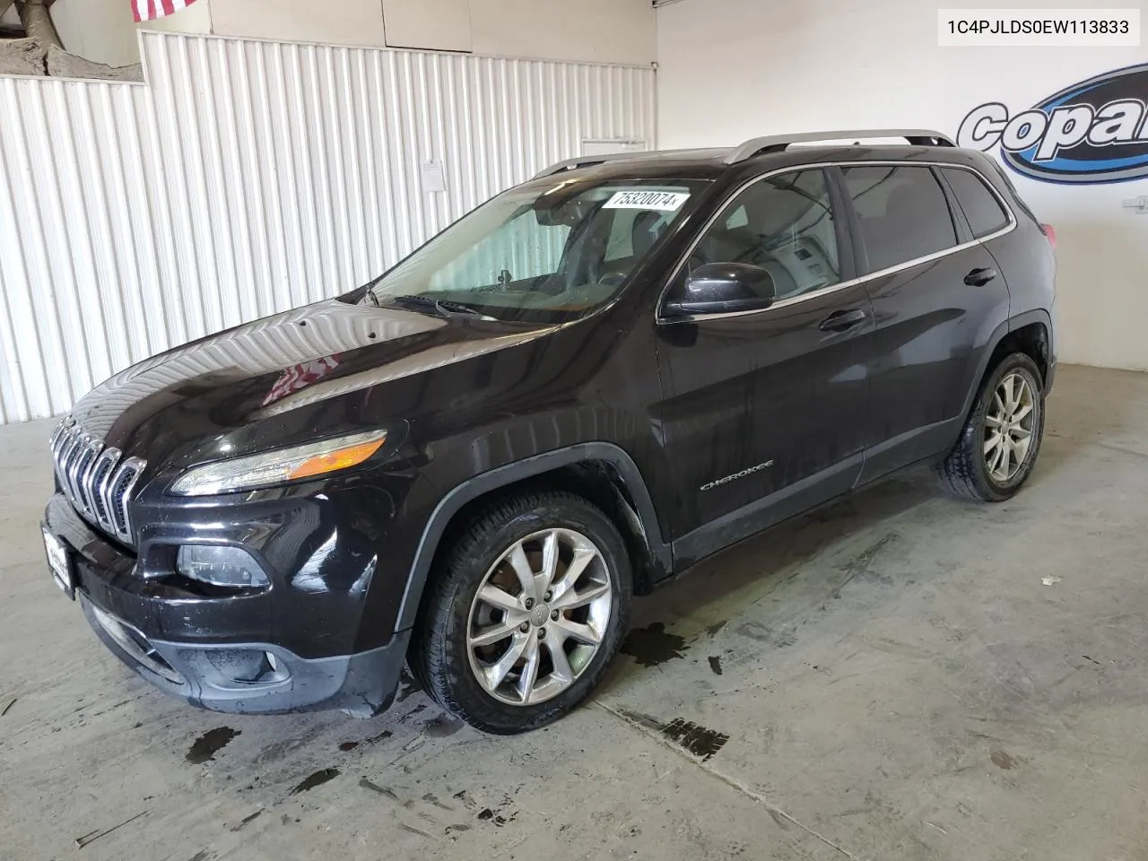 2014 Jeep Cherokee Limited VIN: 1C4PJLDS0EW113833 Lot: 75320074