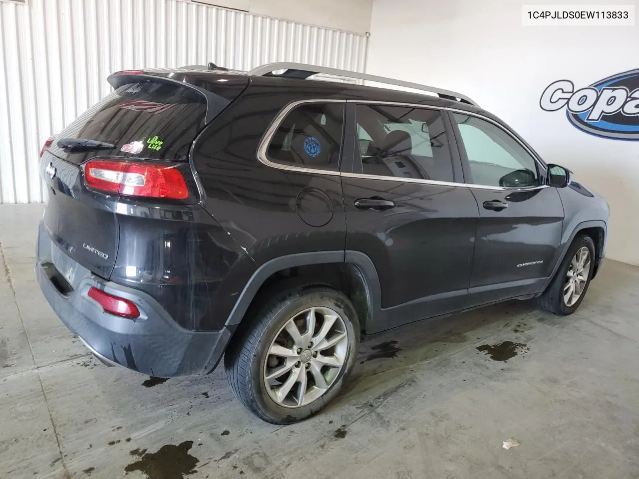 2014 Jeep Cherokee Limited VIN: 1C4PJLDS0EW113833 Lot: 75320074