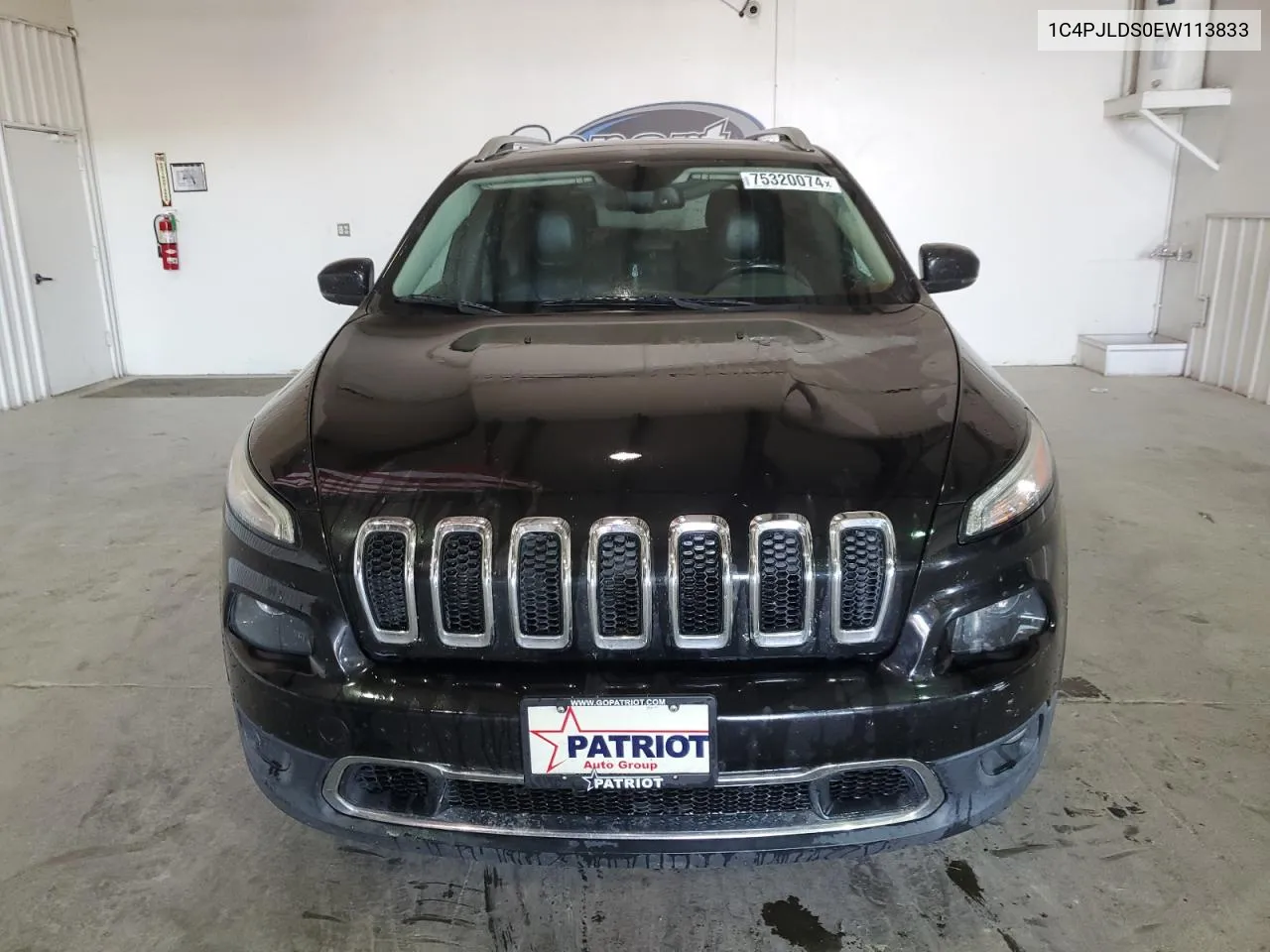 2014 Jeep Cherokee Limited VIN: 1C4PJLDS0EW113833 Lot: 75320074