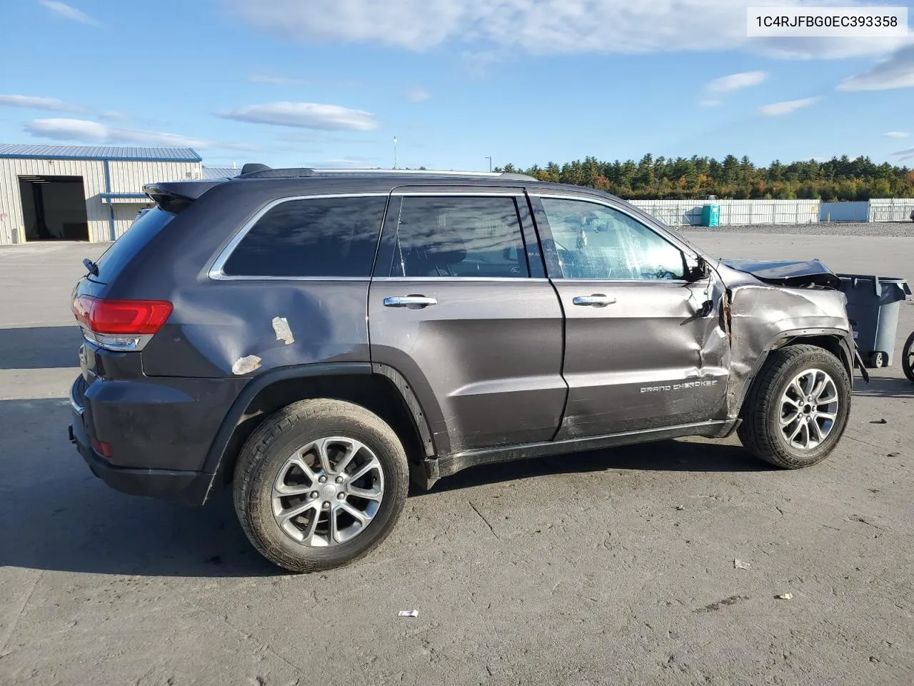 2014 Jeep Grand Cherokee Limited VIN: 1C4RJFBG0EC393358 Lot: 75398774