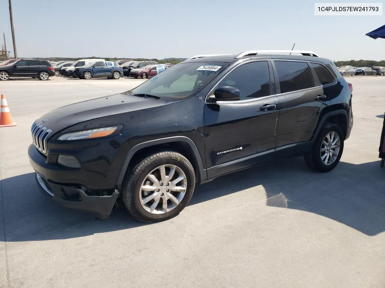 2014 Jeep Cherokee Limited VIN: 1C4PJLDS7EW241793 Lot: 75436864