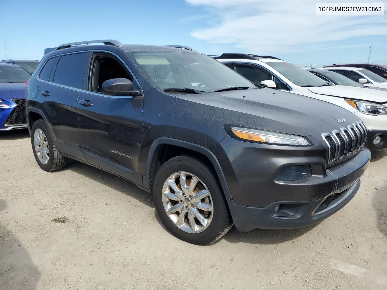 2014 Jeep Cherokee Limited VIN: 1C4PJMDS2EW210862 Lot: 75457794