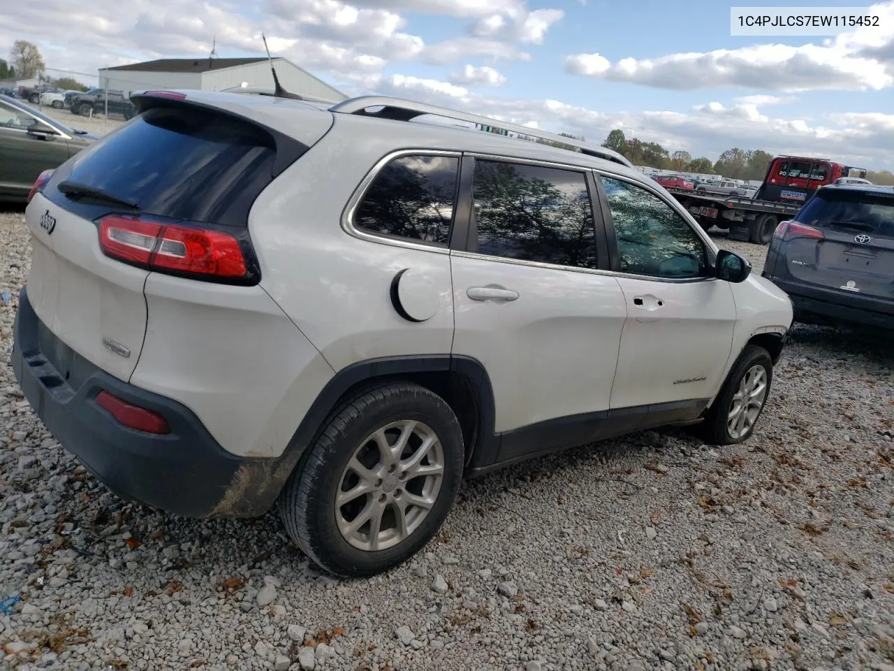 2014 Jeep Cherokee Latitude VIN: 1C4PJLCS7EW115452 Lot: 75466274