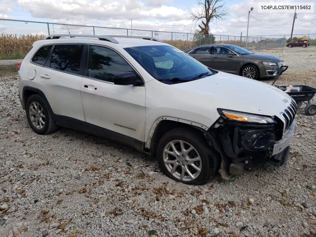 2014 Jeep Cherokee Latitude VIN: 1C4PJLCS7EW115452 Lot: 75466274