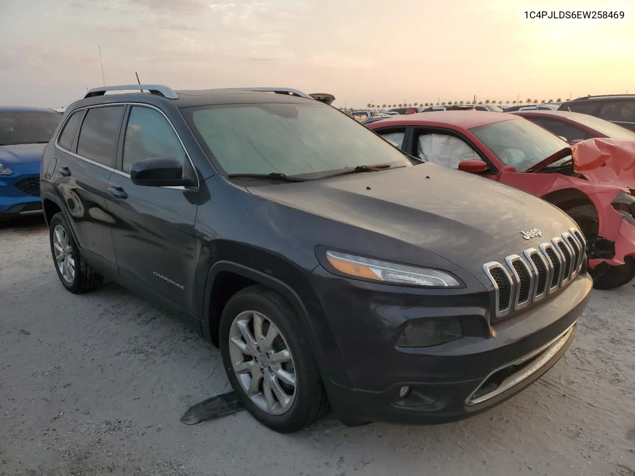 2014 Jeep Cherokee Limited VIN: 1C4PJLDS6EW258469 Lot: 75528824