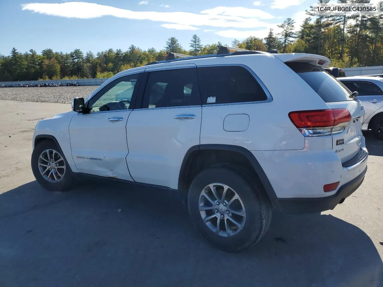 2014 Jeep Grand Cherokee Limited VIN: 1C4RJFBG0EC430585 Lot: 75600124