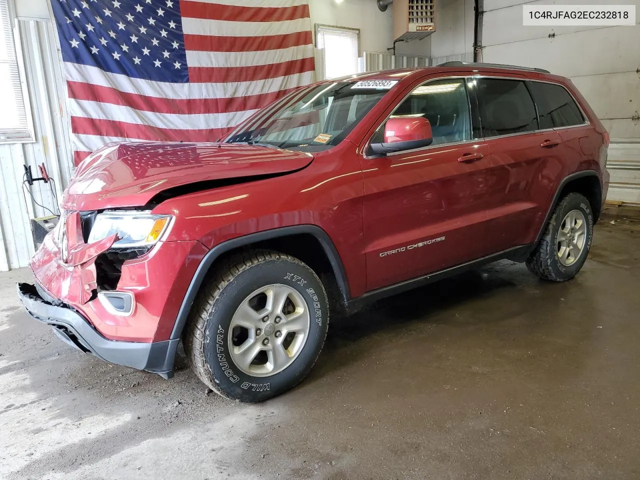 2014 Jeep Grand Cherokee Laredo VIN: 1C4RJFAG2EC232818 Lot: 75609444