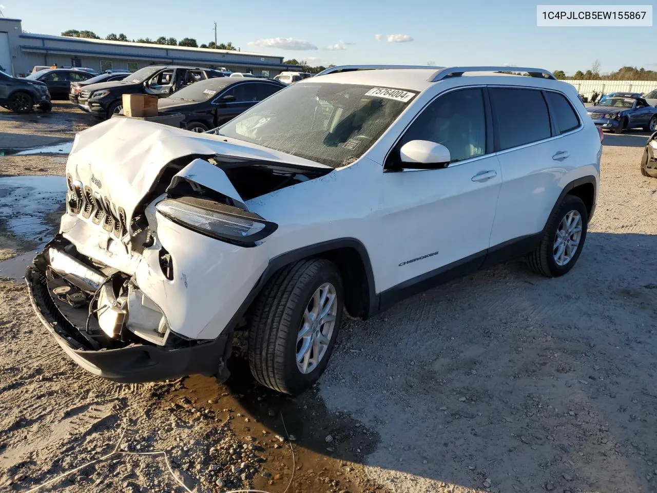 2014 Jeep Cherokee Latitude VIN: 1C4PJLCB5EW155867 Lot: 75764004