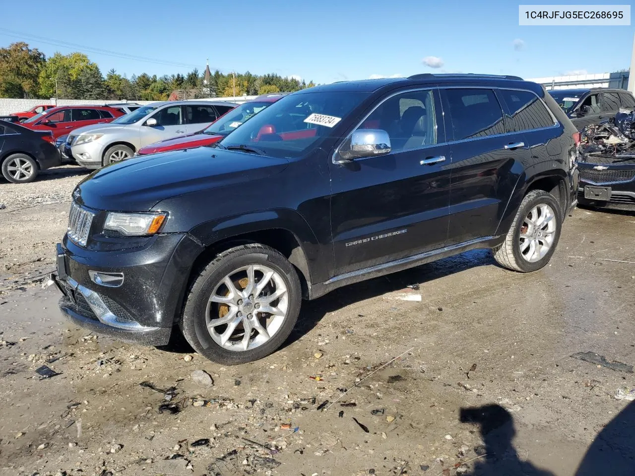 2014 Jeep Grand Cherokee Summit VIN: 1C4RJFJG5EC268695 Lot: 75883734