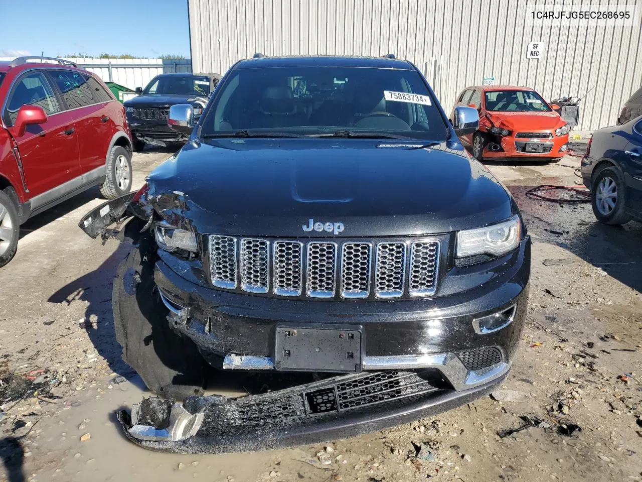 2014 Jeep Grand Cherokee Summit VIN: 1C4RJFJG5EC268695 Lot: 75883734