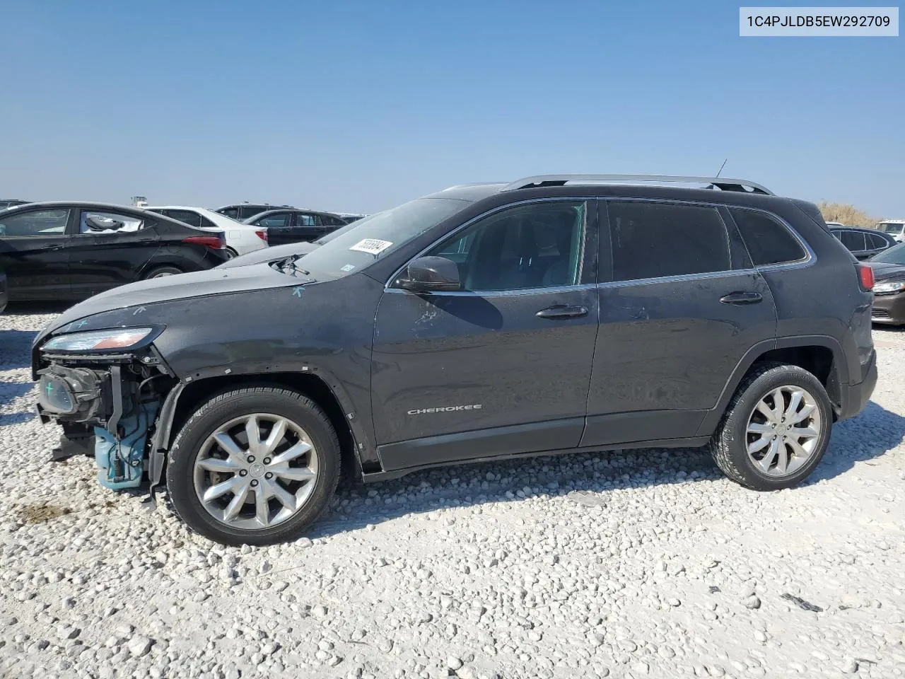 2014 Jeep Cherokee Limited VIN: 1C4PJLDB5EW292709 Lot: 75885884