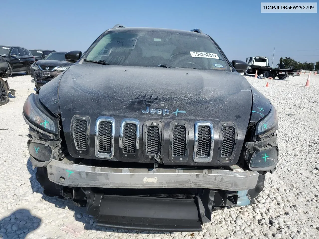 2014 Jeep Cherokee Limited VIN: 1C4PJLDB5EW292709 Lot: 75885884