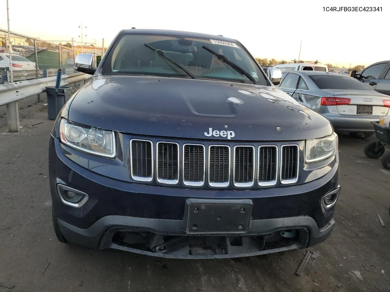 2014 Jeep Grand Cherokee Limited VIN: 1C4RJFBG3EC423341 Lot: 75906384