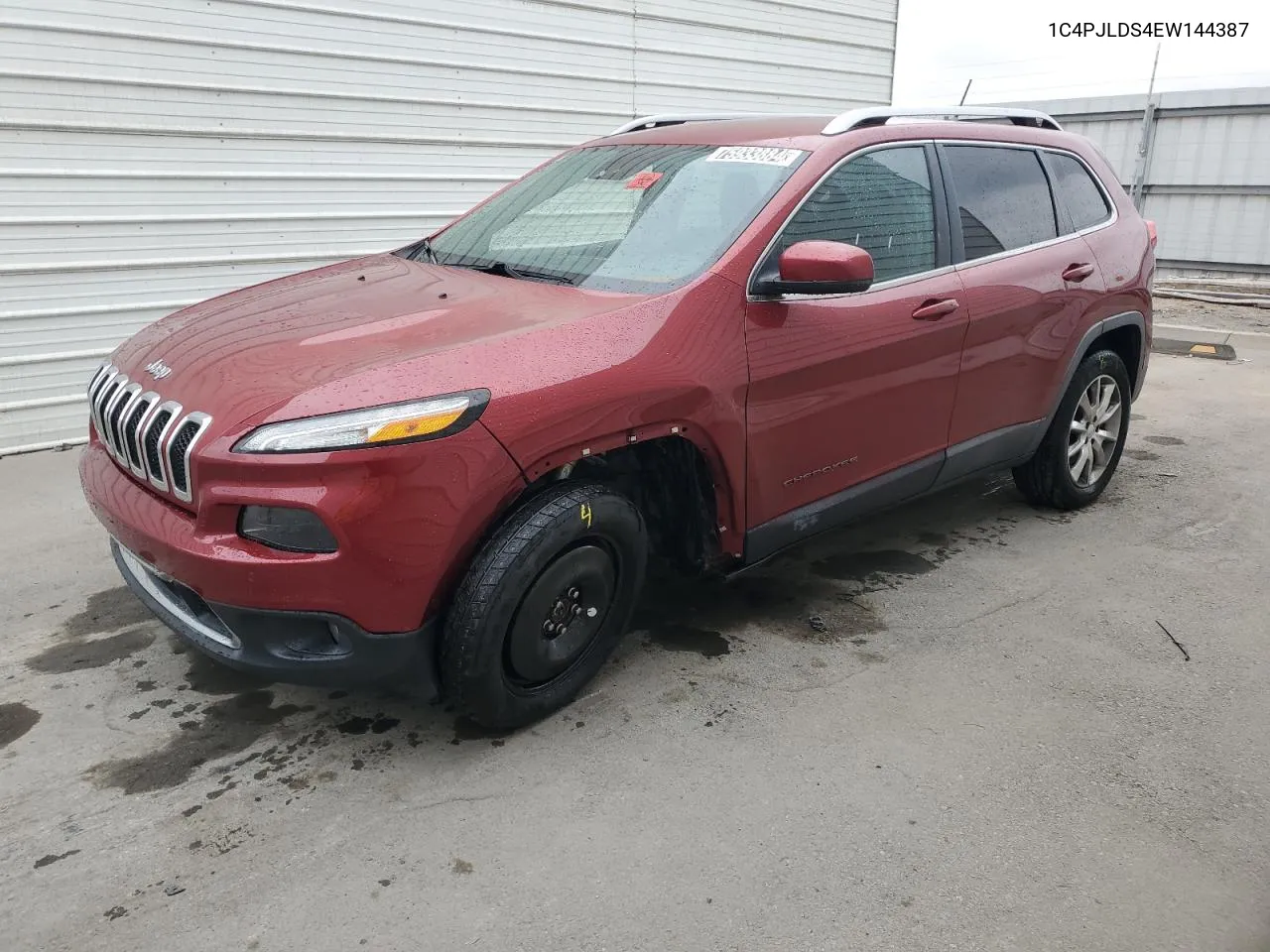 2014 Jeep Cherokee Limited VIN: 1C4PJLDS4EW144387 Lot: 75933884