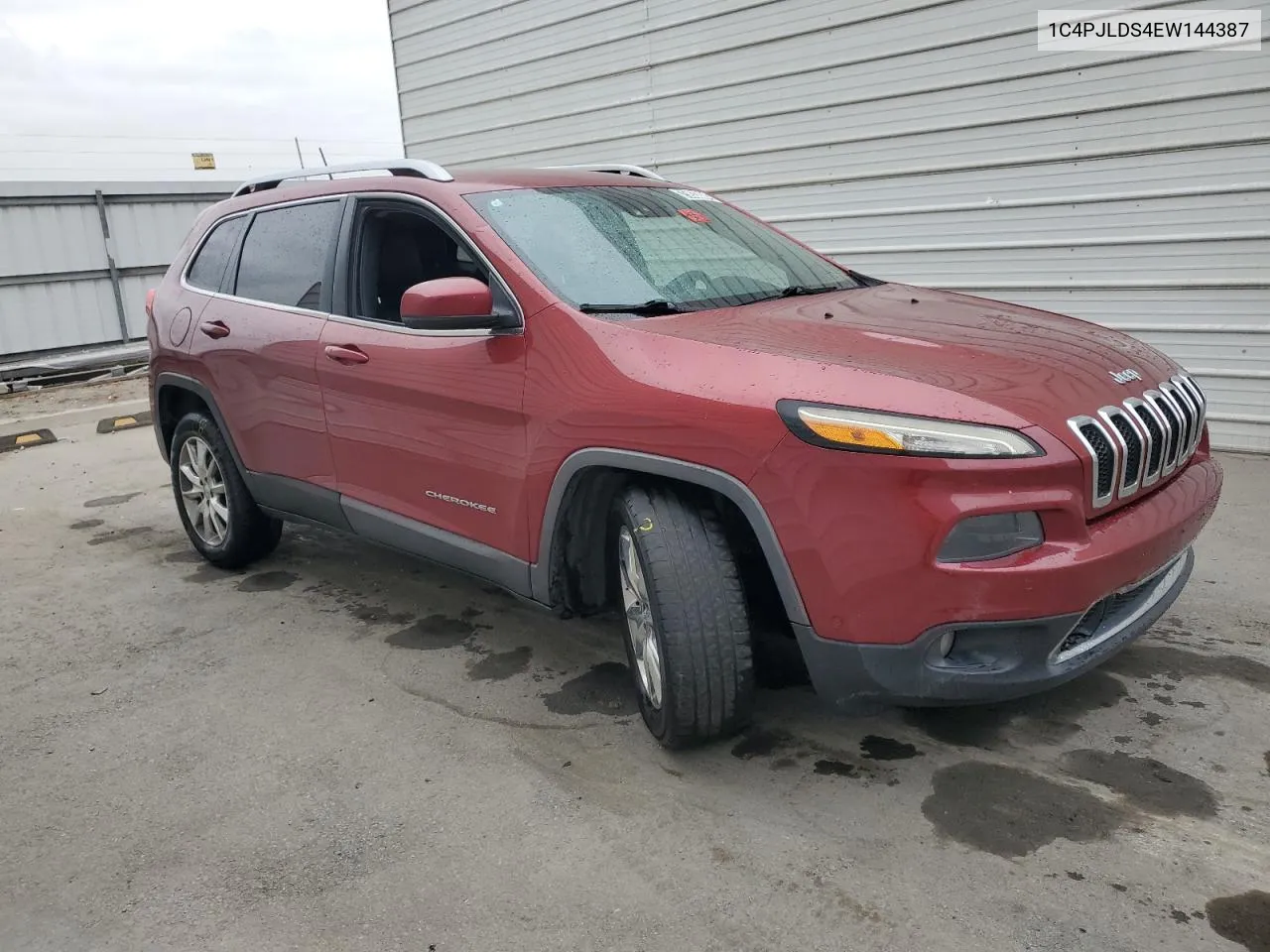 2014 Jeep Cherokee Limited VIN: 1C4PJLDS4EW144387 Lot: 75933884