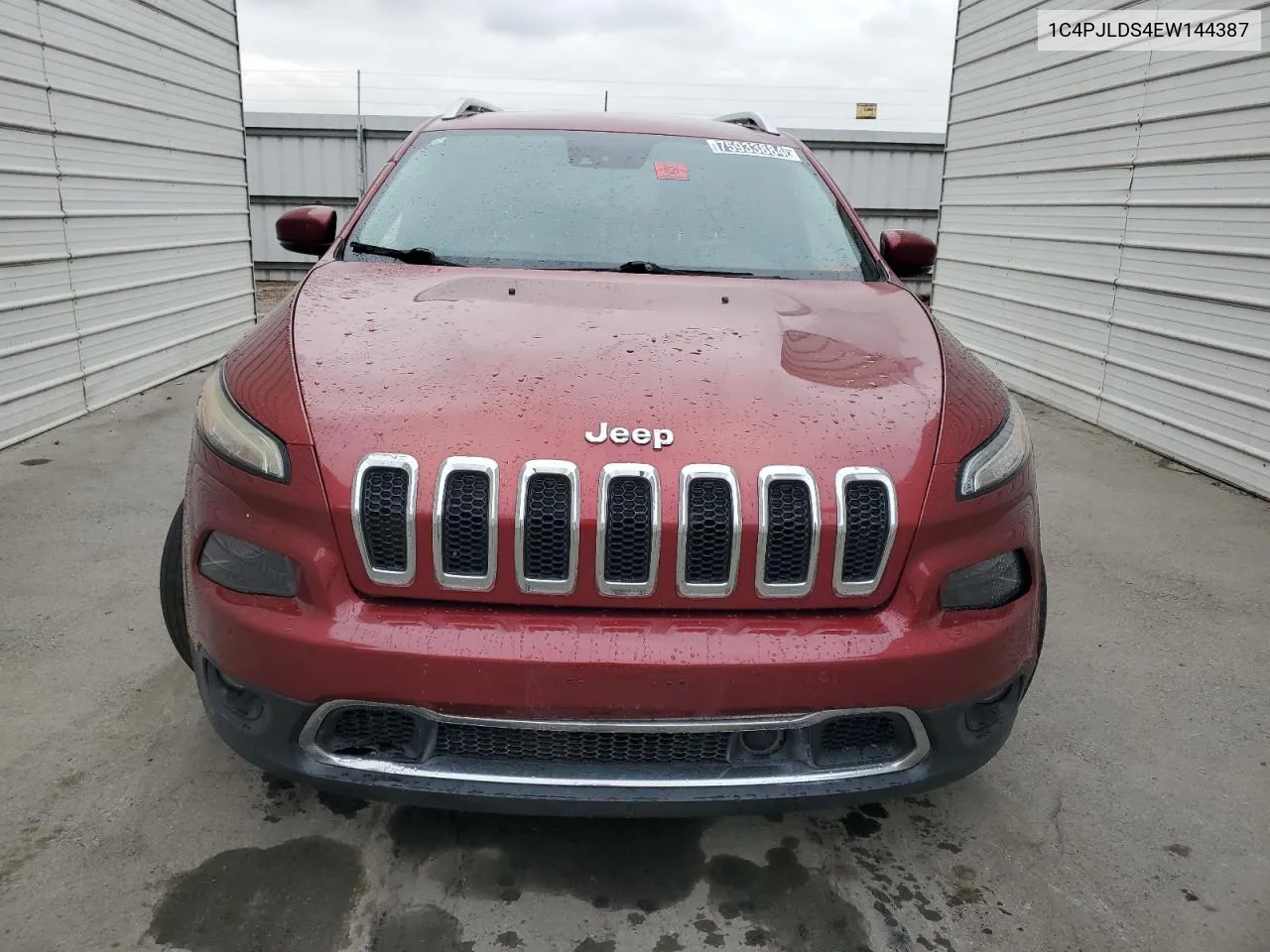 2014 Jeep Cherokee Limited VIN: 1C4PJLDS4EW144387 Lot: 75933884