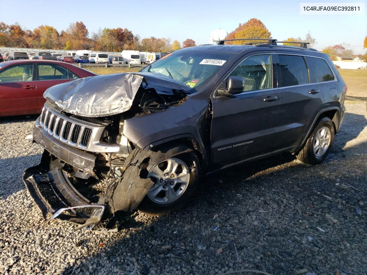 2014 Jeep Grand Cherokee Laredo VIN: 1C4RJFAG9EC392811 Lot: 76019234