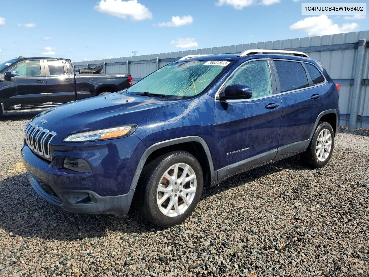 2014 Jeep Cherokee Latitude VIN: 1C4PJLCB4EW168402 Lot: 76021874