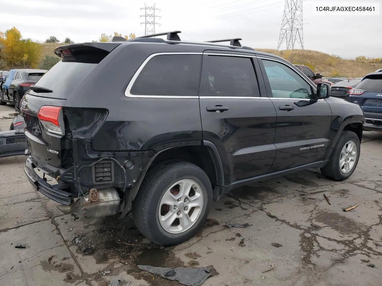 1C4RJFAGXEC458461 2014 Jeep Grand Cherokee Laredo