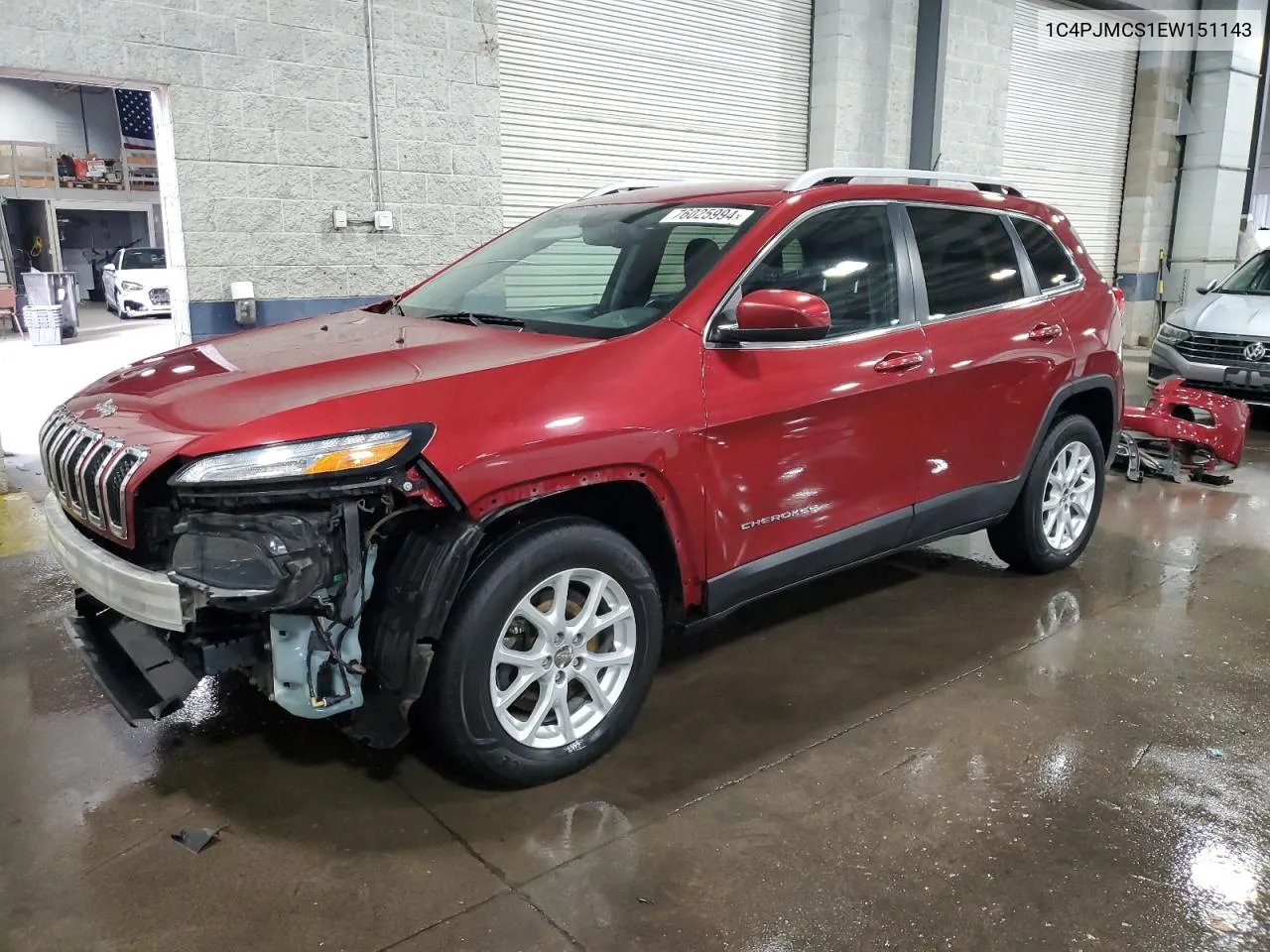 2014 Jeep Cherokee Latitude VIN: 1C4PJMCS1EW151143 Lot: 76025994