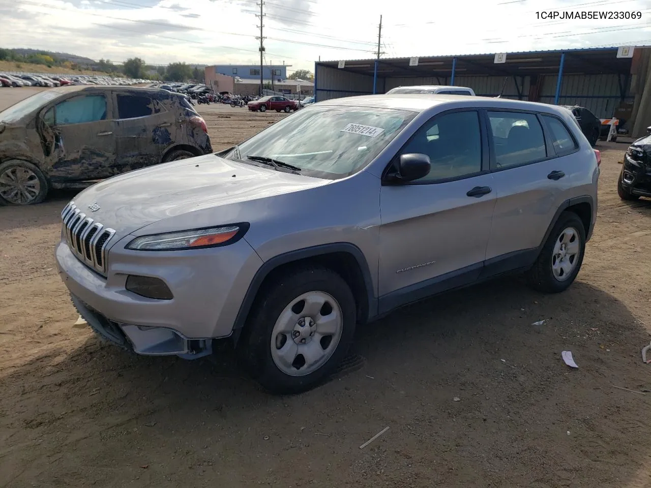 2014 Jeep Cherokee Sport VIN: 1C4PJMAB5EW233069 Lot: 76051214