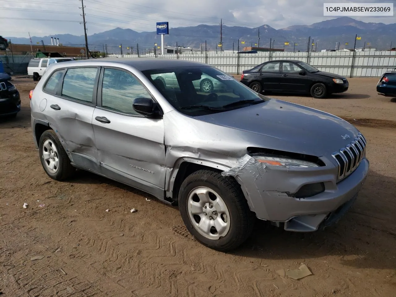 2014 Jeep Cherokee Sport VIN: 1C4PJMAB5EW233069 Lot: 76051214