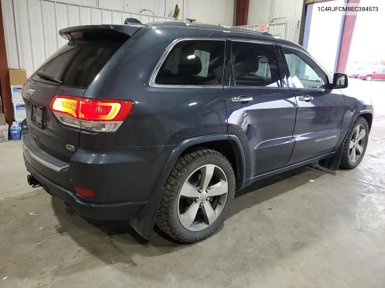 2014 Jeep Grand Cherokee Overland VIN: 1C4RJFCM8EC384573 Lot: 76112704