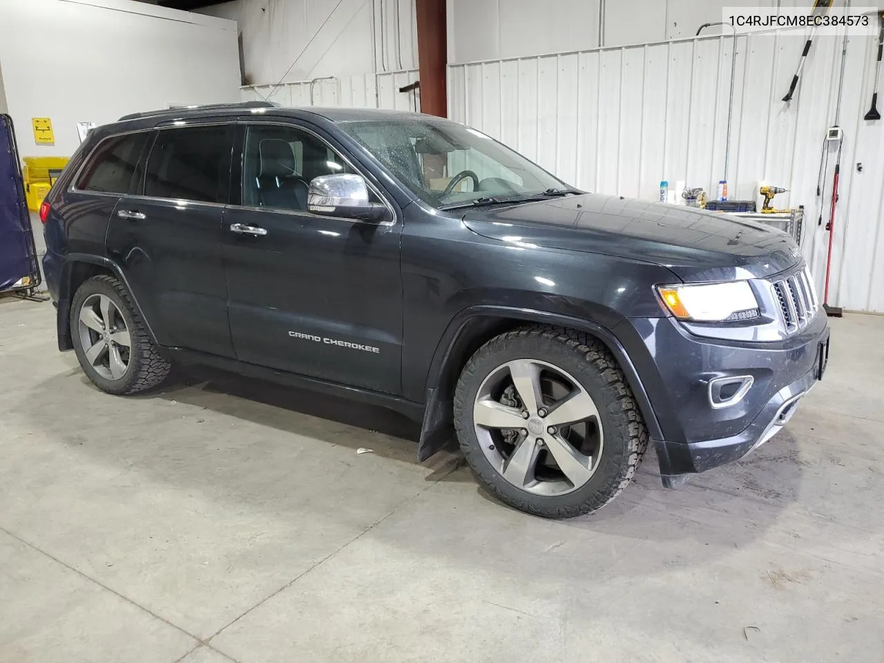 2014 Jeep Grand Cherokee Overland VIN: 1C4RJFCM8EC384573 Lot: 76112704