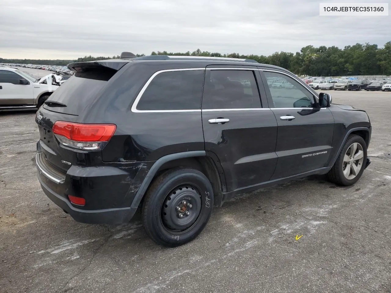 2014 Jeep Grand Cherokee Limited VIN: 1C4RJEBT9EC351360 Lot: 76113614